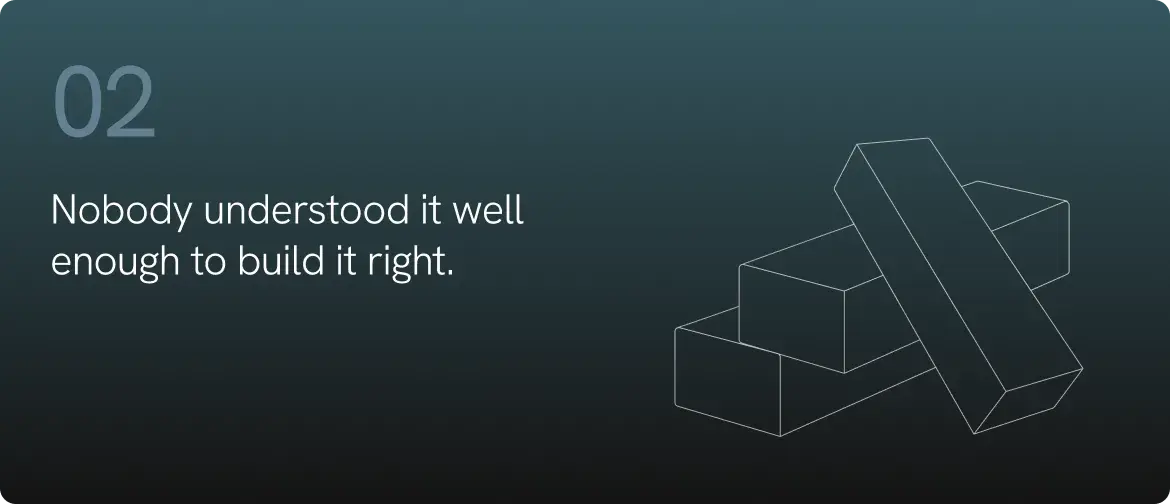 Founder moment: rebuilding the system after agencies and consultants left it broken